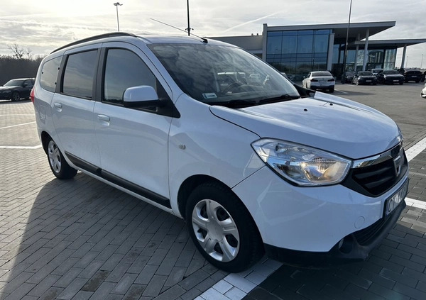 Dacia Lodgy cena 21000 przebieg: 255819, rok produkcji 2012 z Sławków małe 596